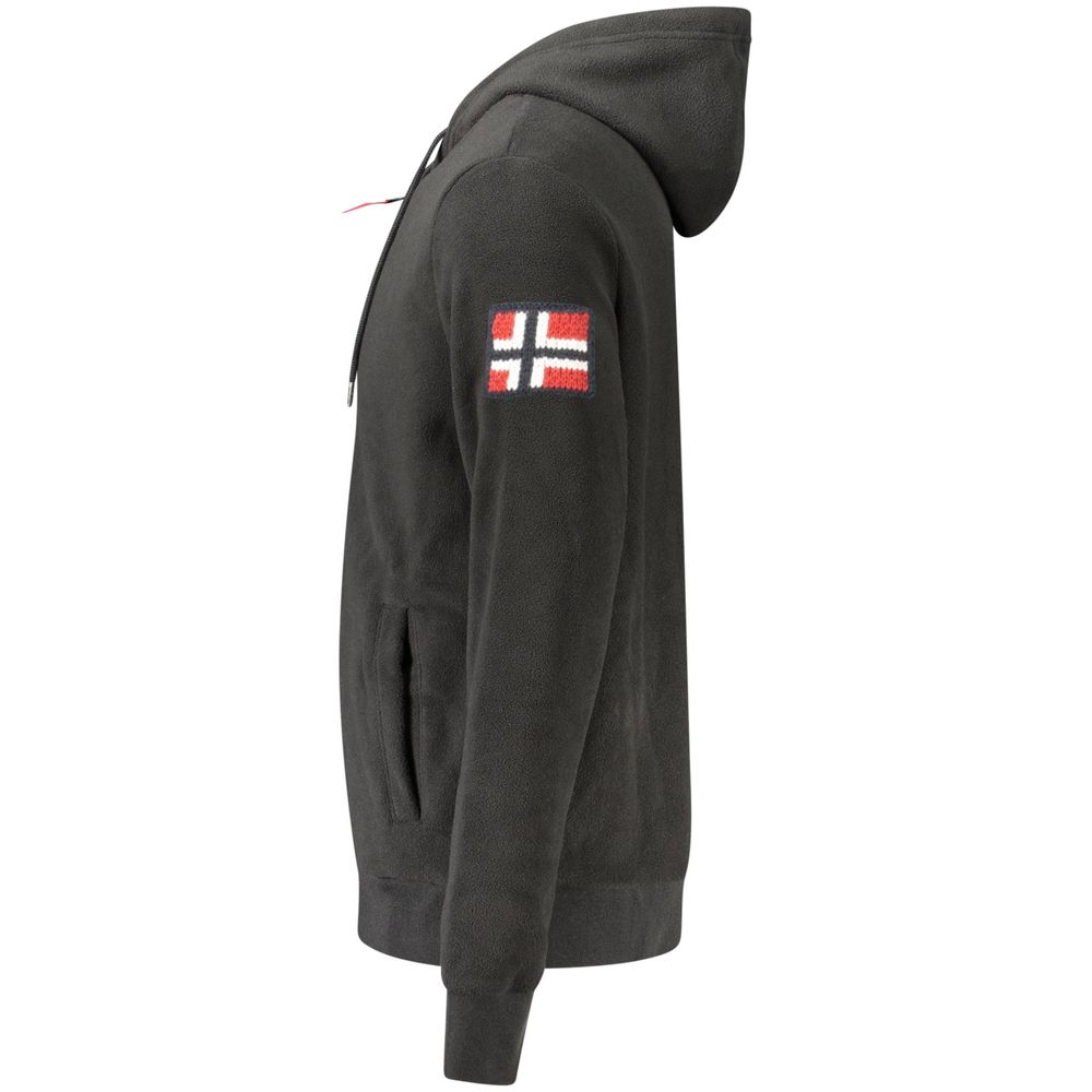 Black Polyester Men Sweatshirt Norway 1963