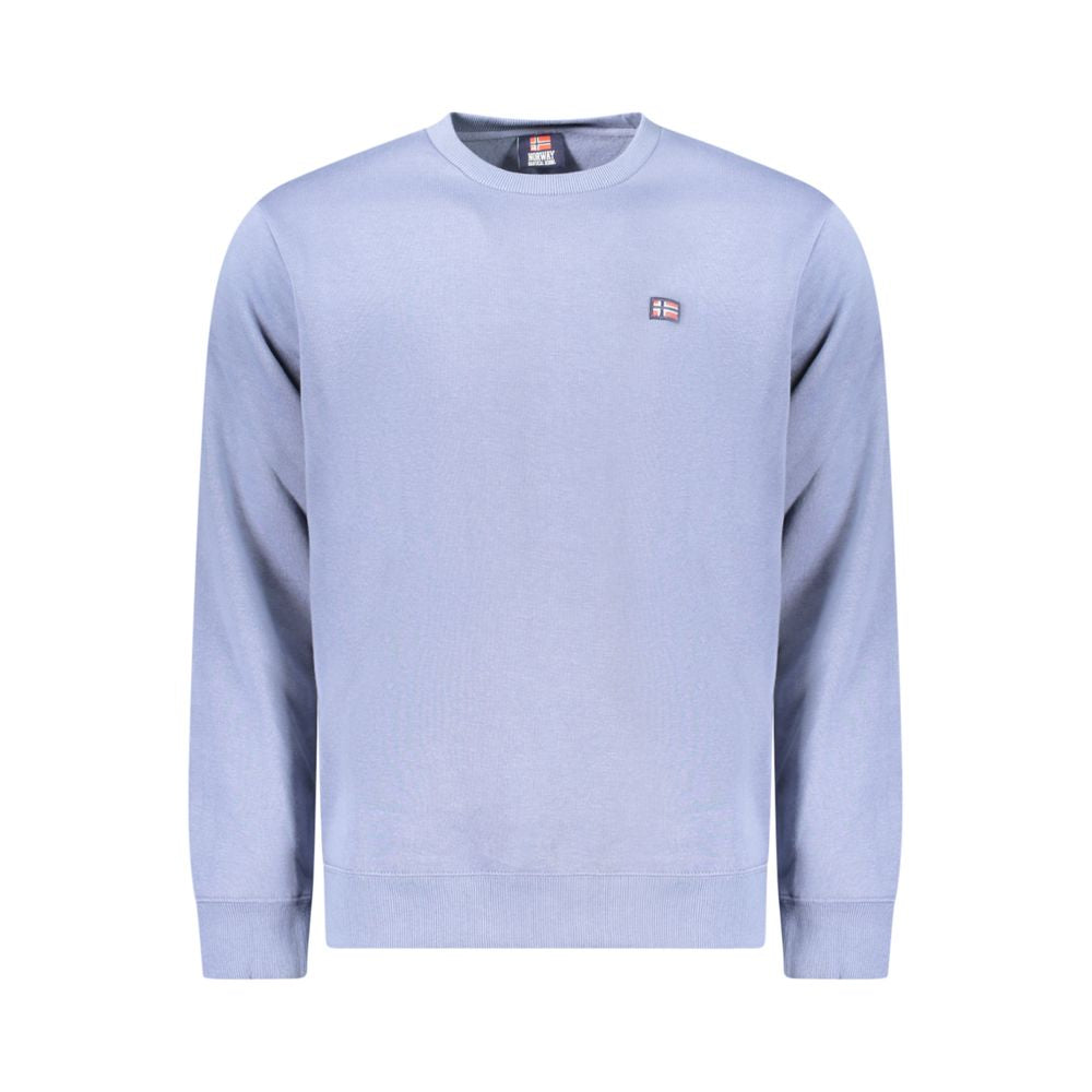 Blue Cotton Men Sweater Norway 1963