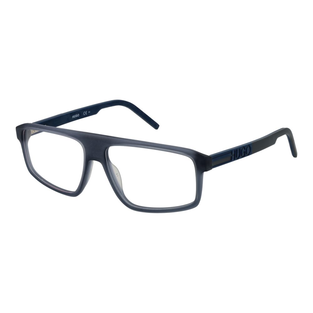 Blue Men Glasses Frame Hugo Boss