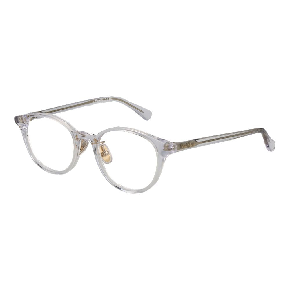 Transparent Women Glasses Frame Max Mara