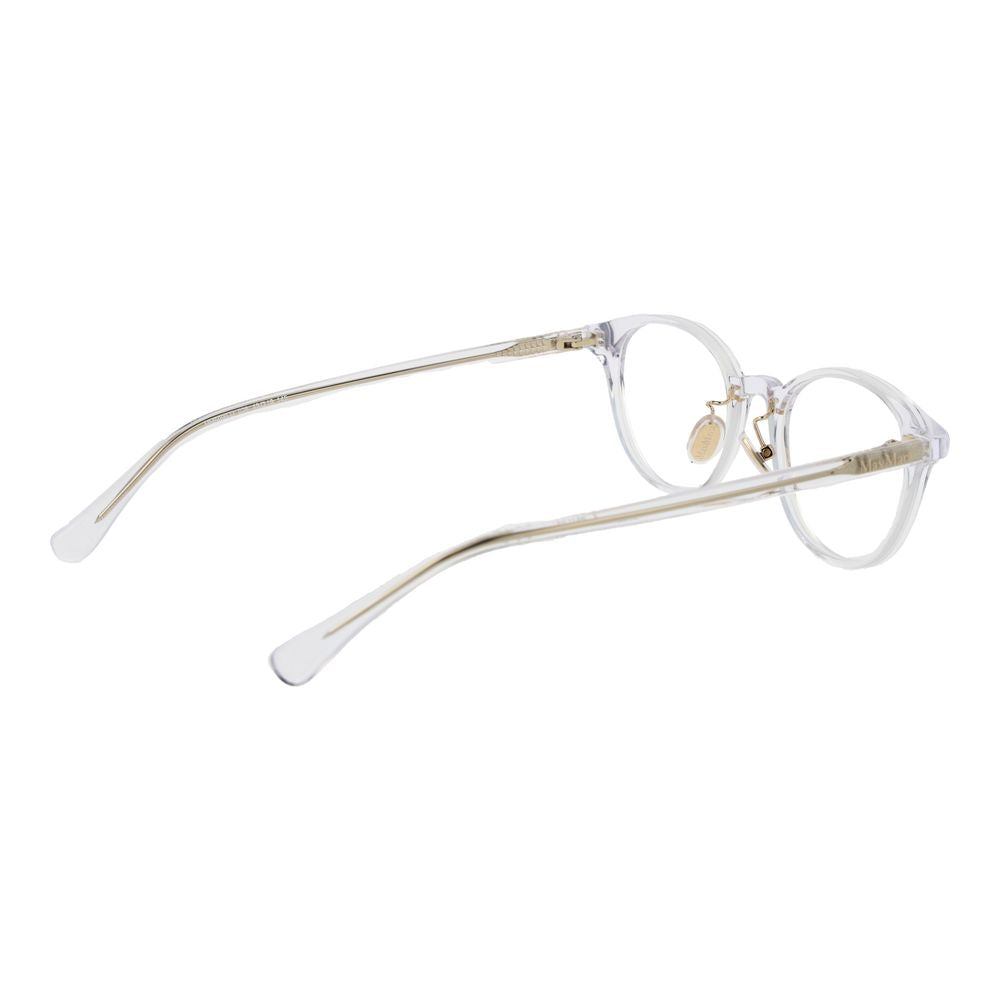 Transparent Women Glasses Frame Max Mara