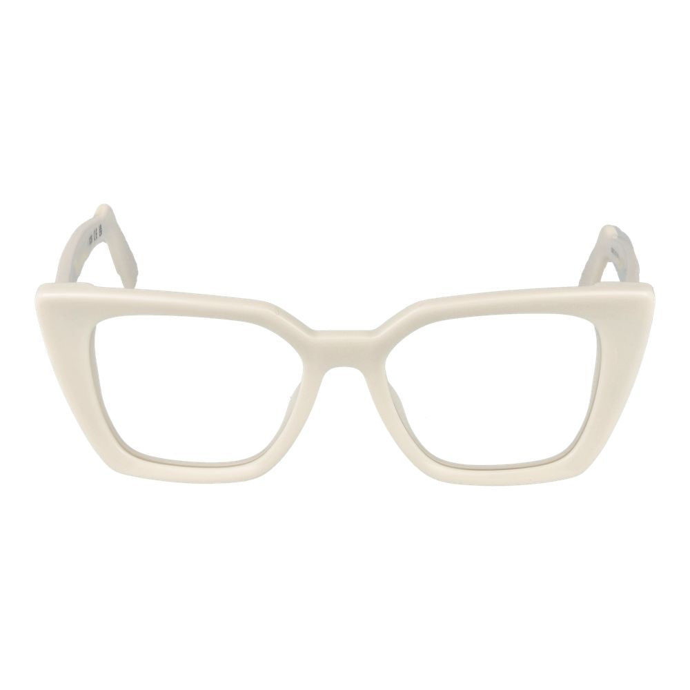 White Women Glasses Frame GCDS