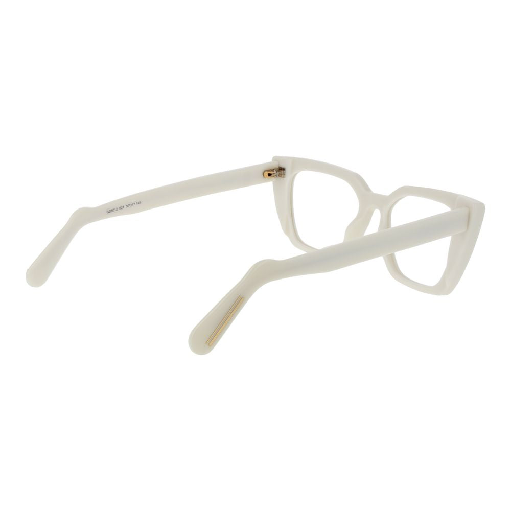 White Women Glasses Frame GCDS
