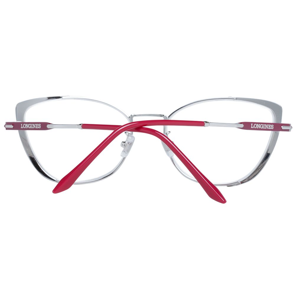 Burgundy Women Glasses Frame Longines