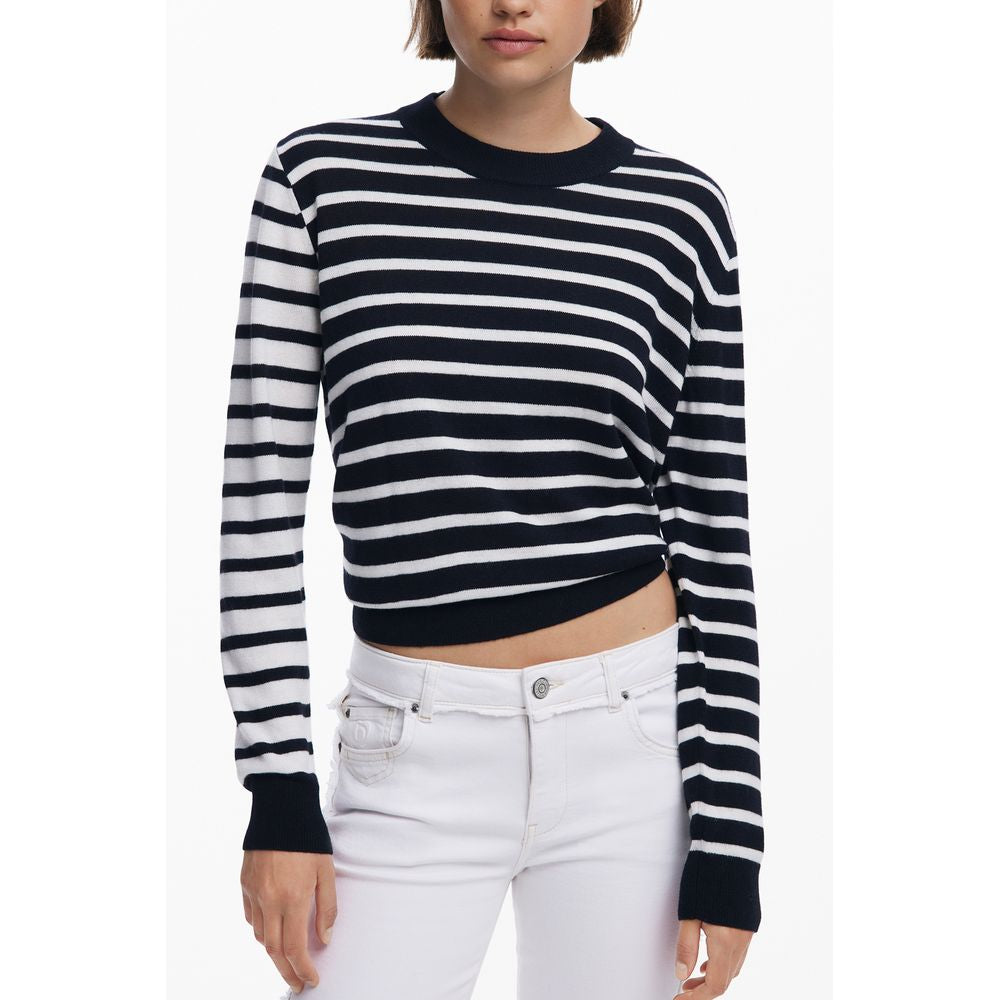 Black Wool Women Sweater Desigual