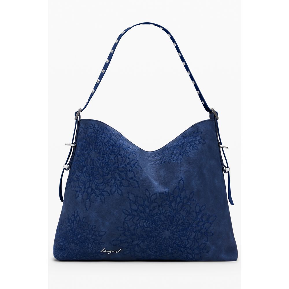 Blue Polyethylene Women Handbag Desigual
