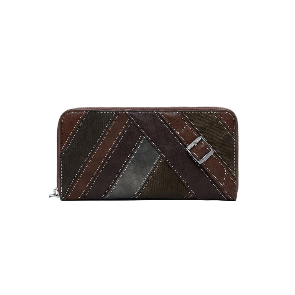 Brown Polyethylene Women Wallet Desigual