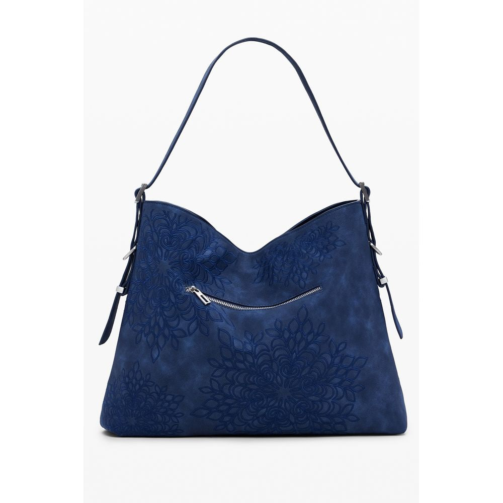 Blue Polyethylene Women Handbag Desigual