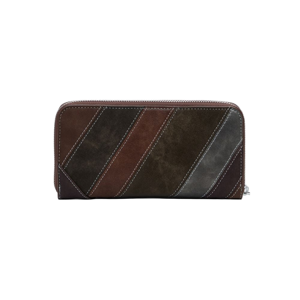 Brown Polyethylene Women Wallet Desigual