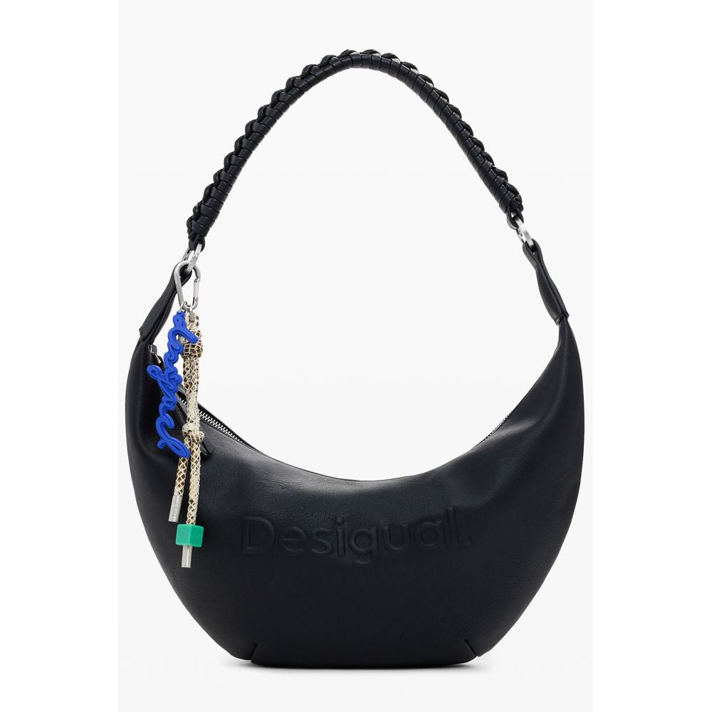Black Polyethylene Women Handbag Desigual