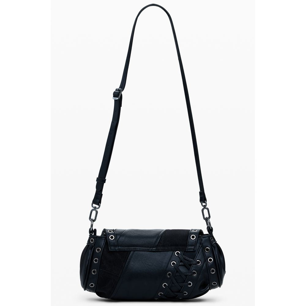 Black Polyethylene Women Handbag Desigual