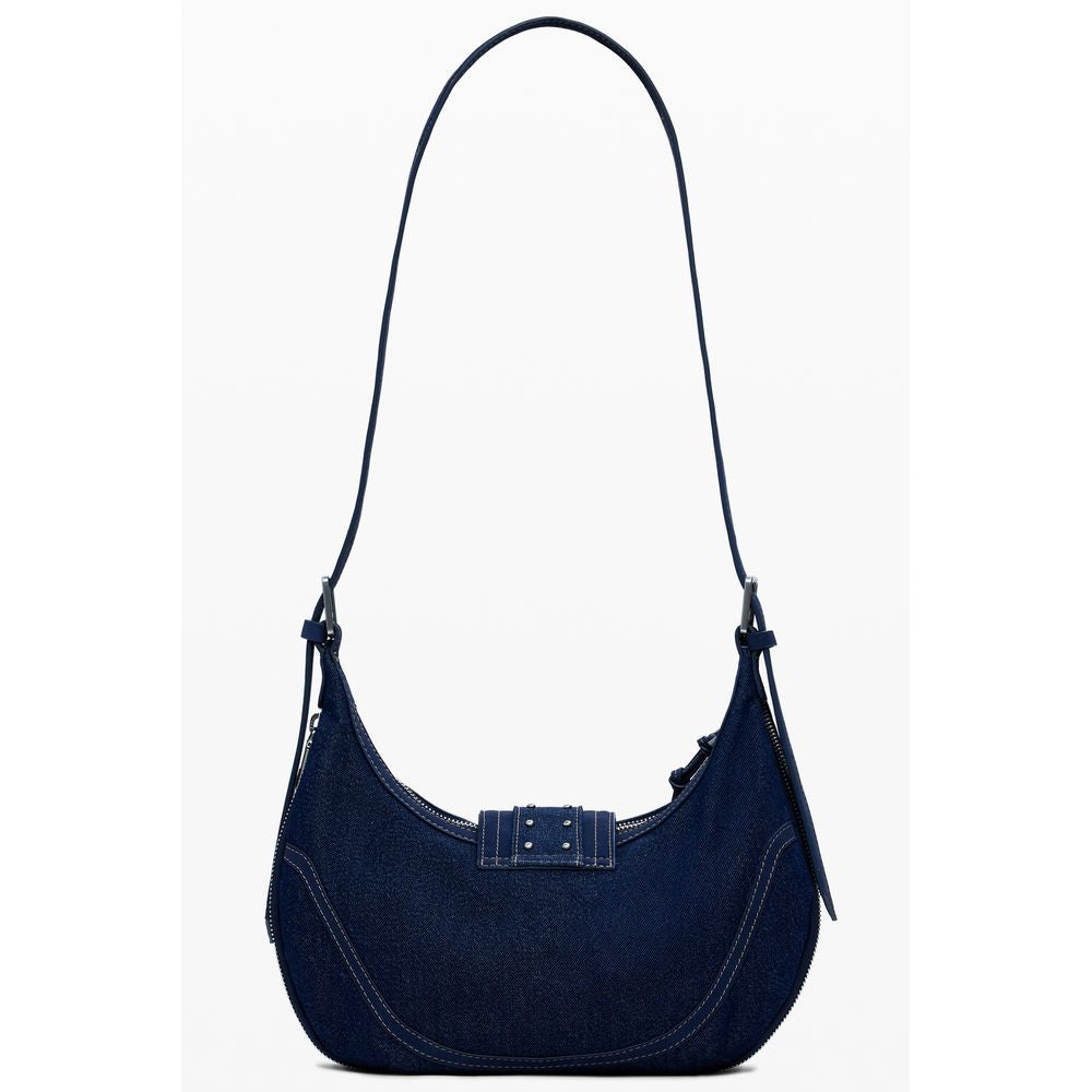 Blue Cotton Women Handbag Desigual