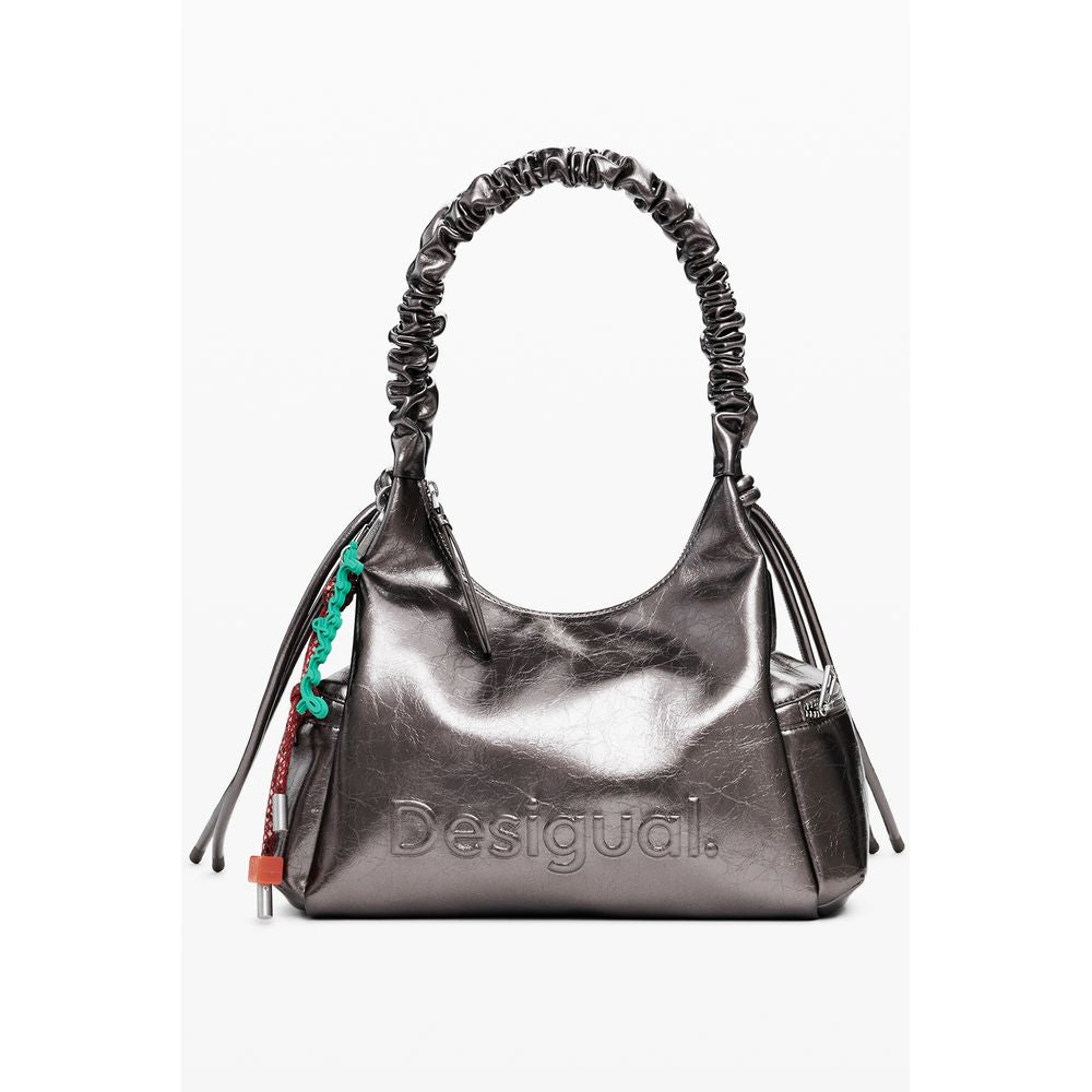 Bronze Polyethylene Women Handbag Desigual