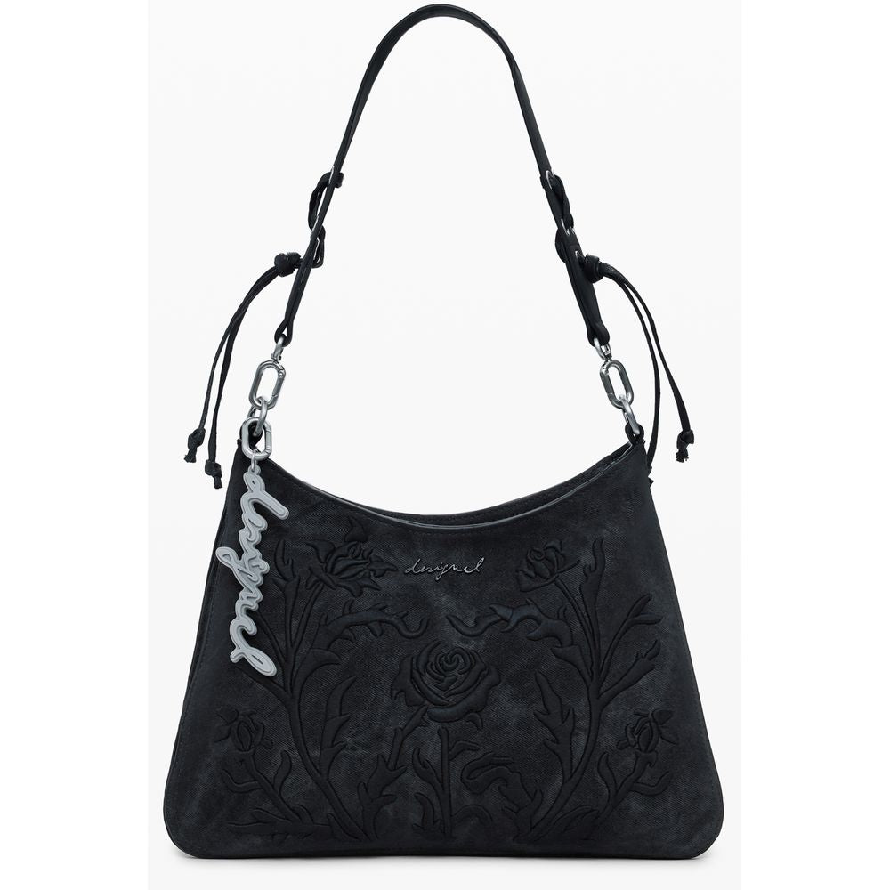 Black Polyethylene Women Handbag Desigual