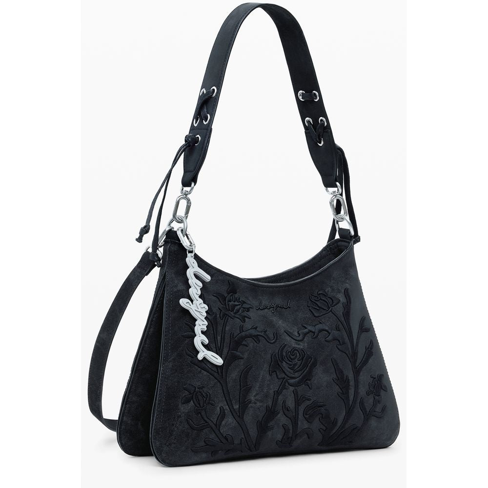 Black Polyethylene Women Handbag Desigual