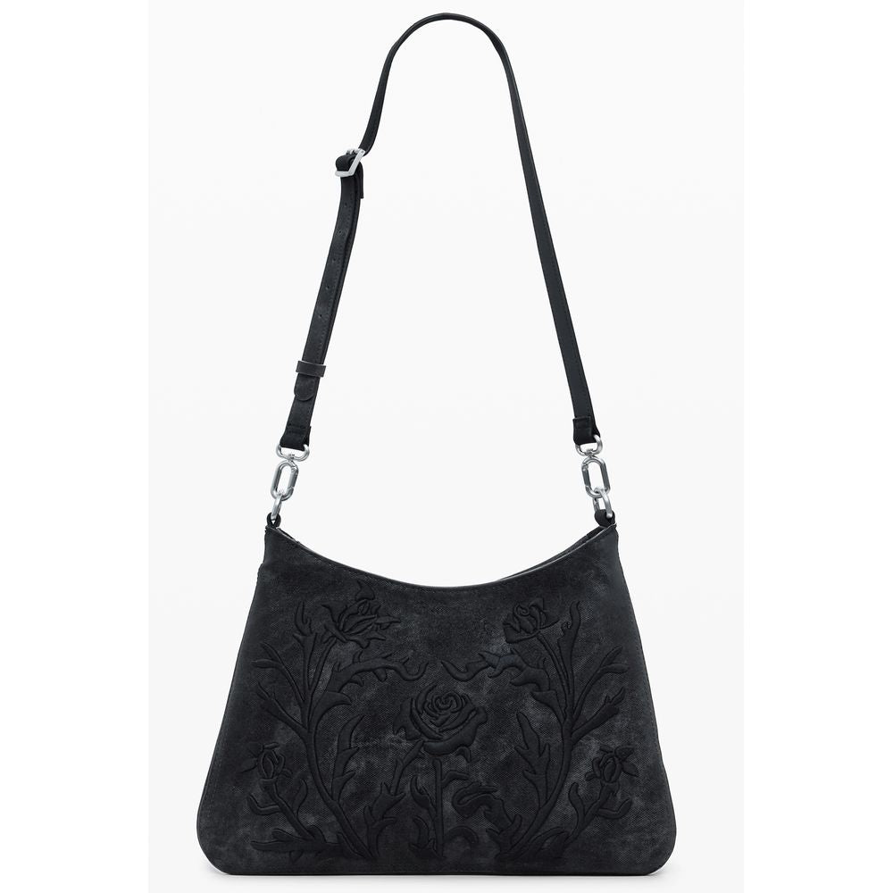 Black Polyethylene Women Handbag Desigual