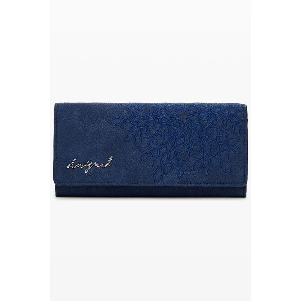 Blue Polyethylene Women Wallet Desigual