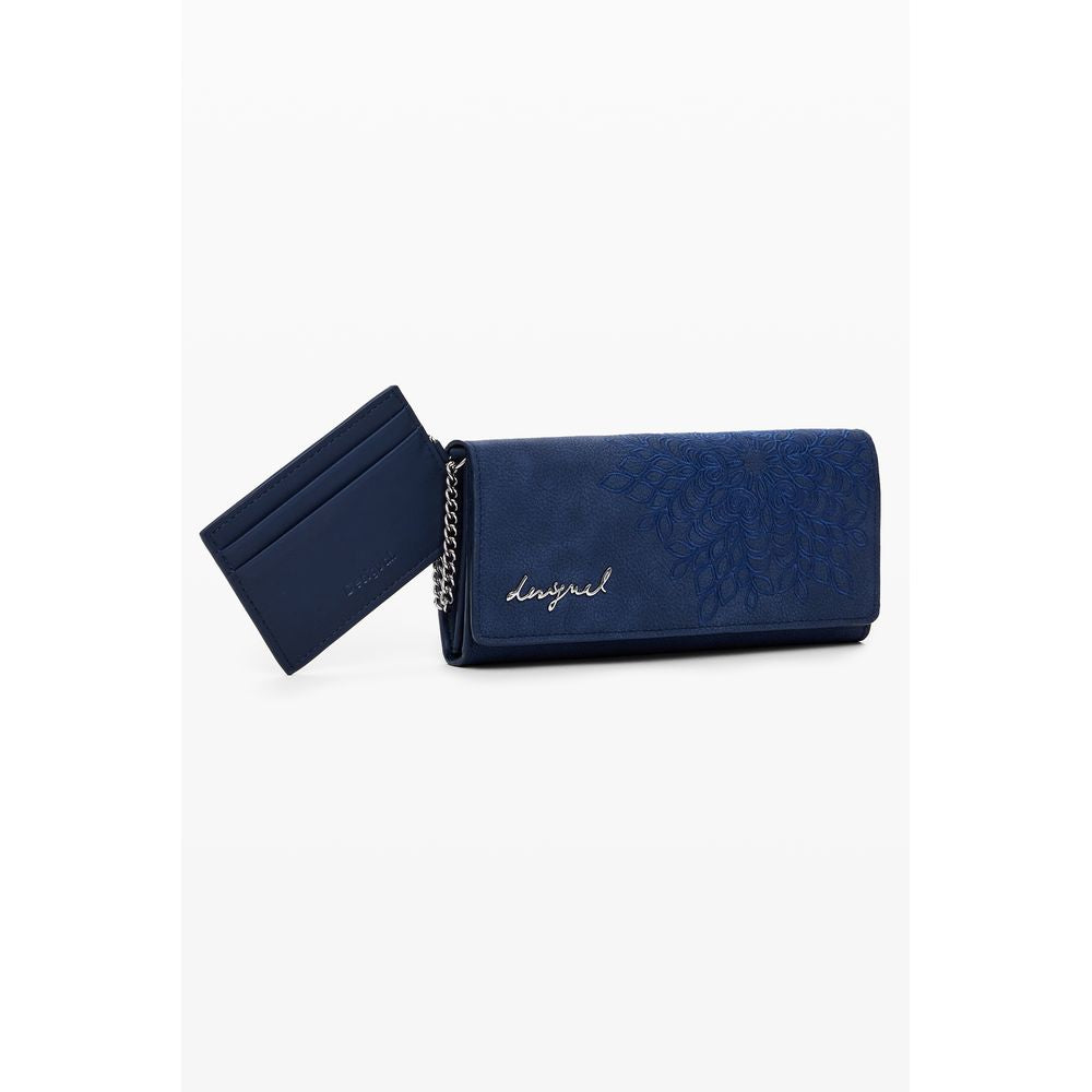 Blue Polyethylene Women Wallet Desigual