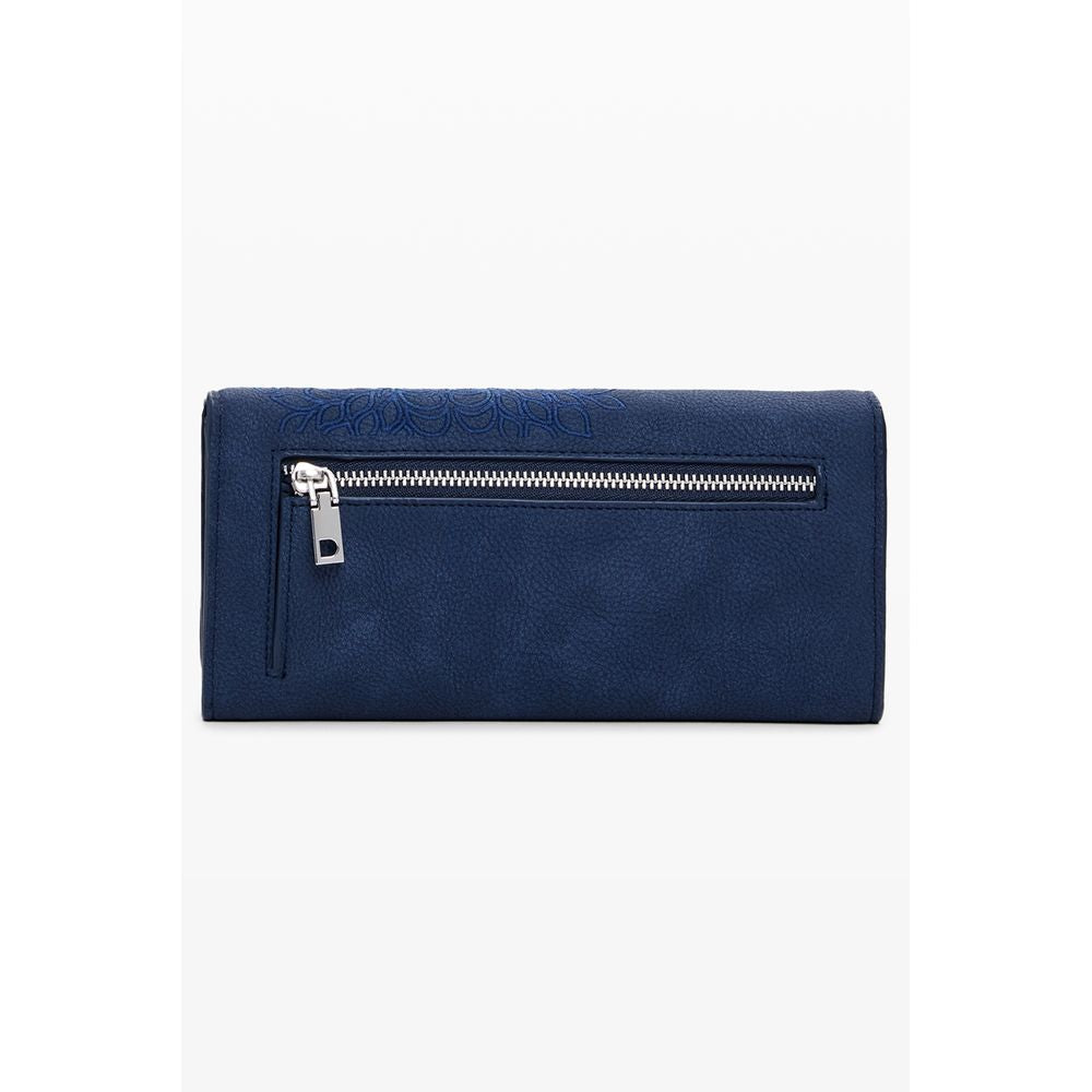 Blue Polyethylene Women Wallet Desigual