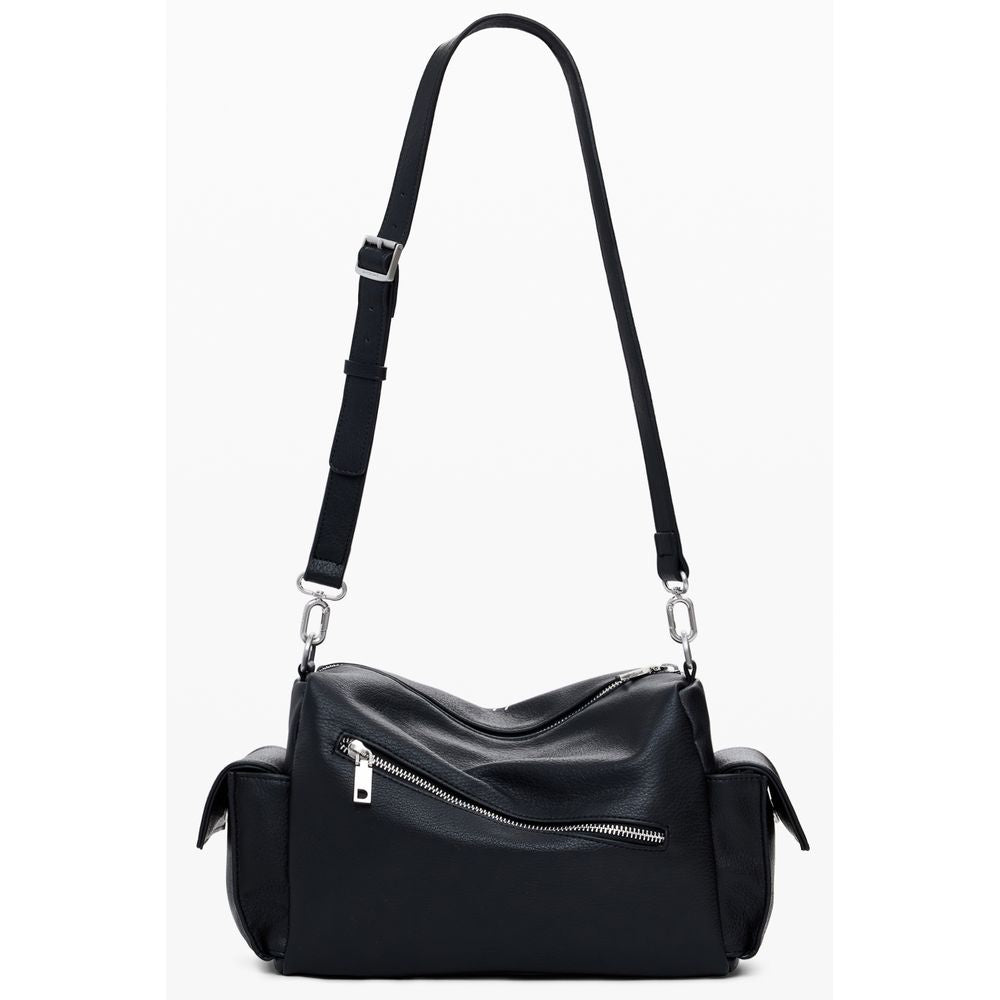 Black Polyethylene Women Handbag Desigual