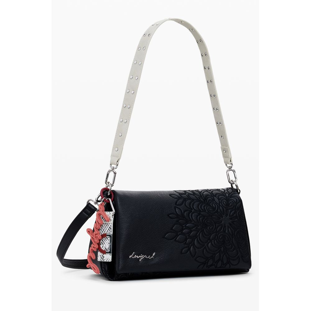 Black Polyethylene Women Handbag Desigual