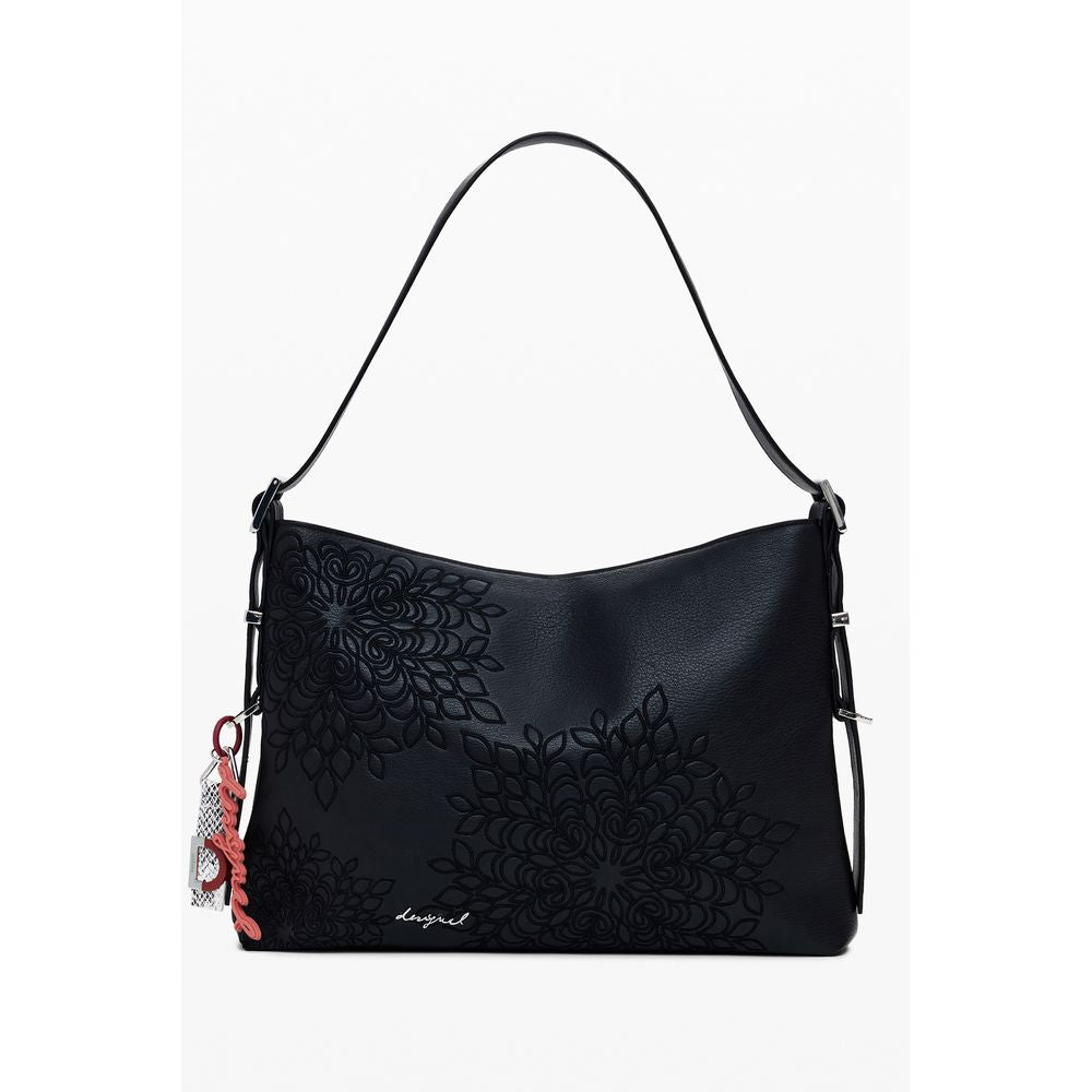 Black Polyethylene Women Handbag Desigual