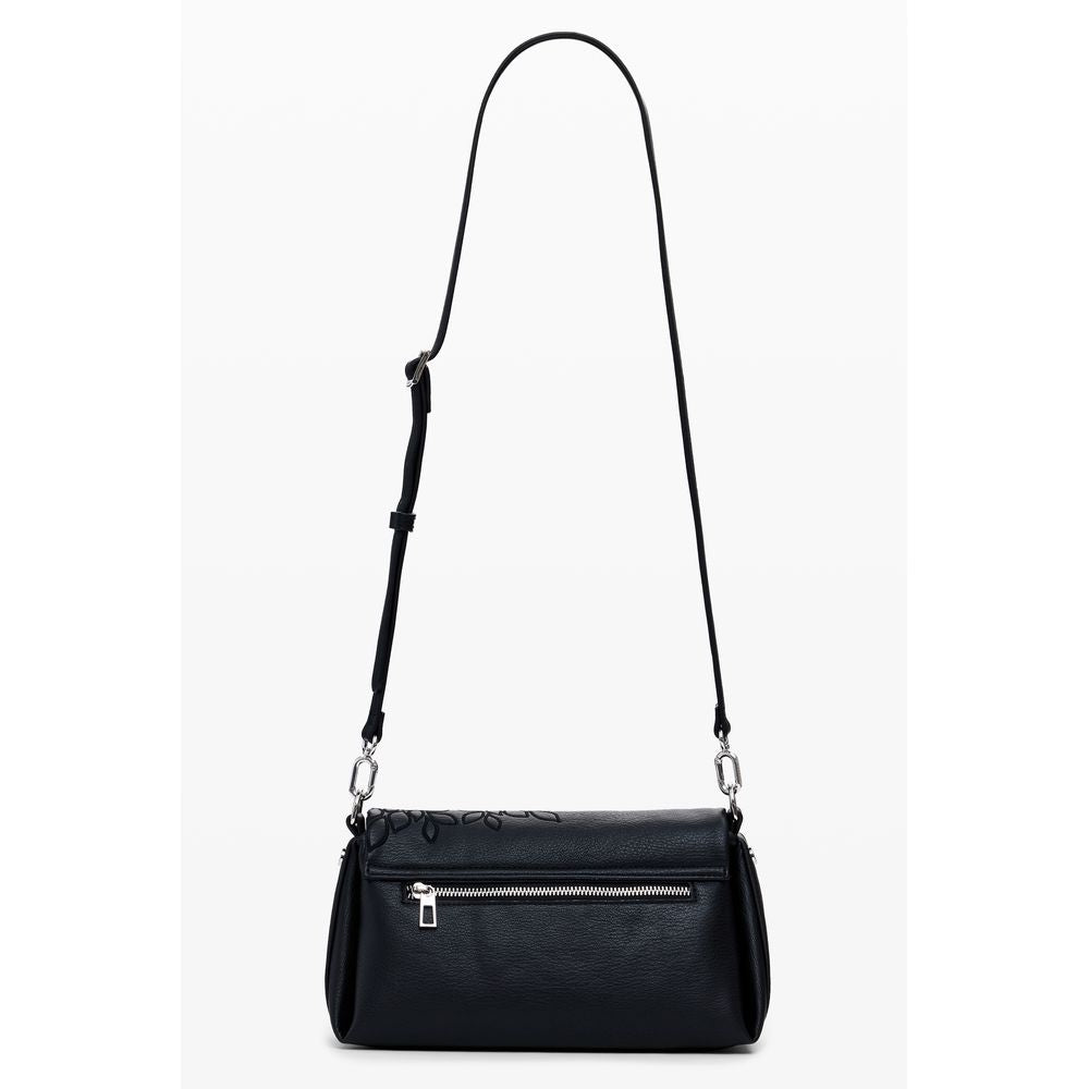 Black Polyethylene Women Handbag Desigual