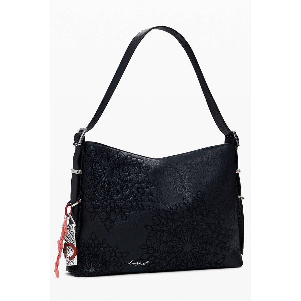 Black Polyethylene Women Handbag Desigual