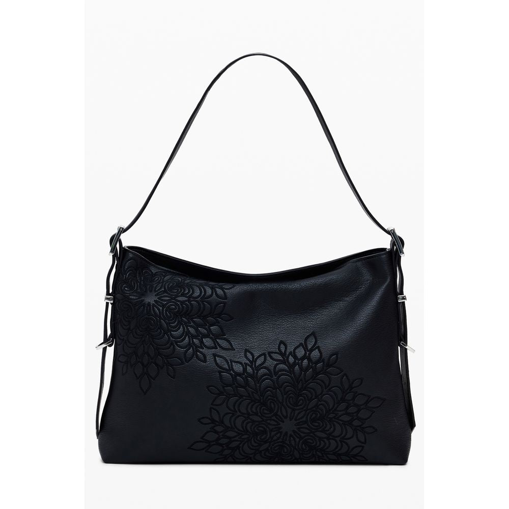 Black Polyethylene Women Handbag Desigual