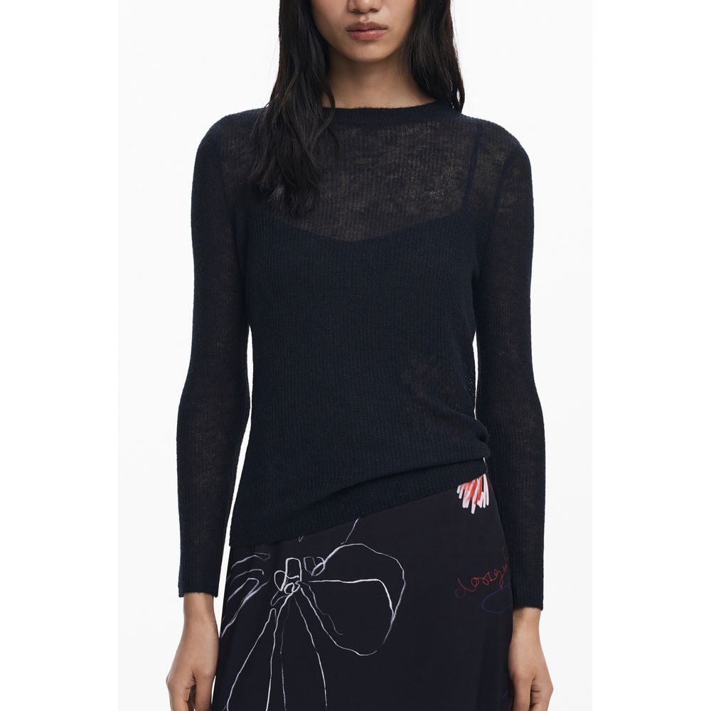 Black Polyester Women Dress Desigual