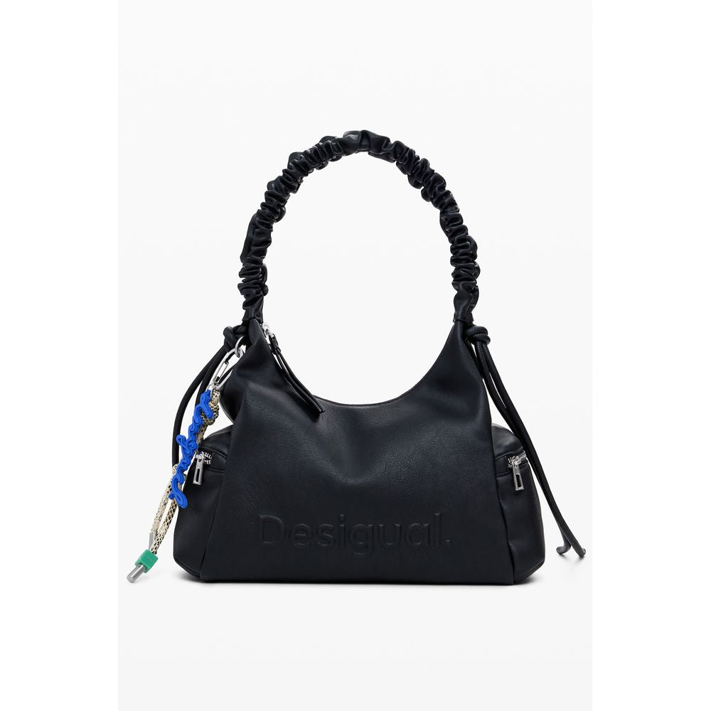 Black Polyethylene Women Handbag Desigual
