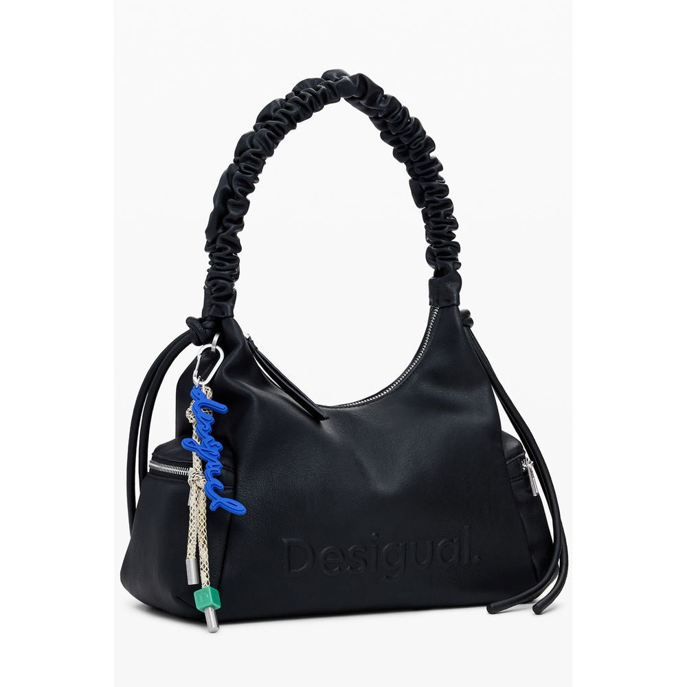 Black Polyethylene Women Handbag Desigual