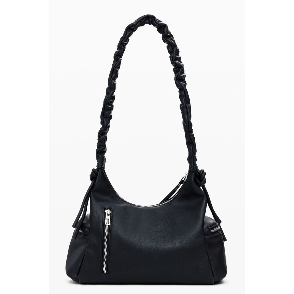 Black Polyethylene Women Handbag Desigual