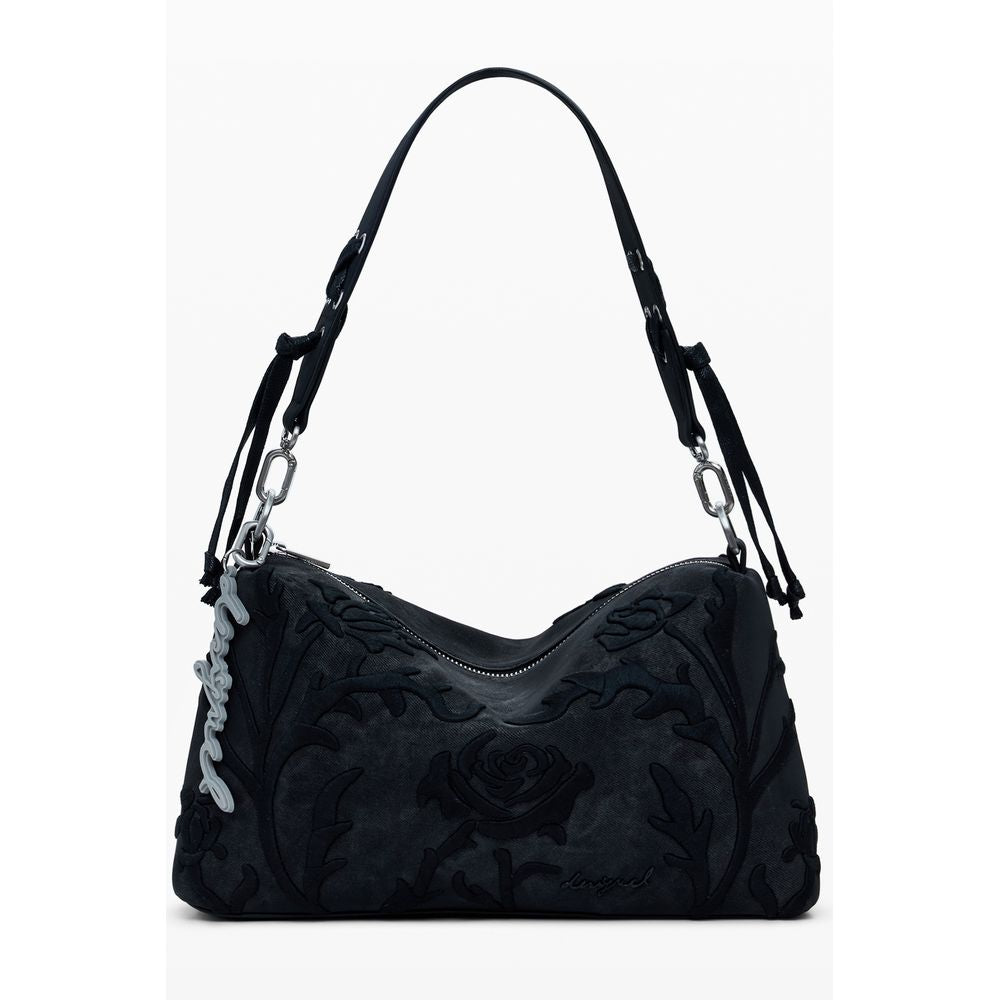 Black Polyethylene Women Handbag Desigual