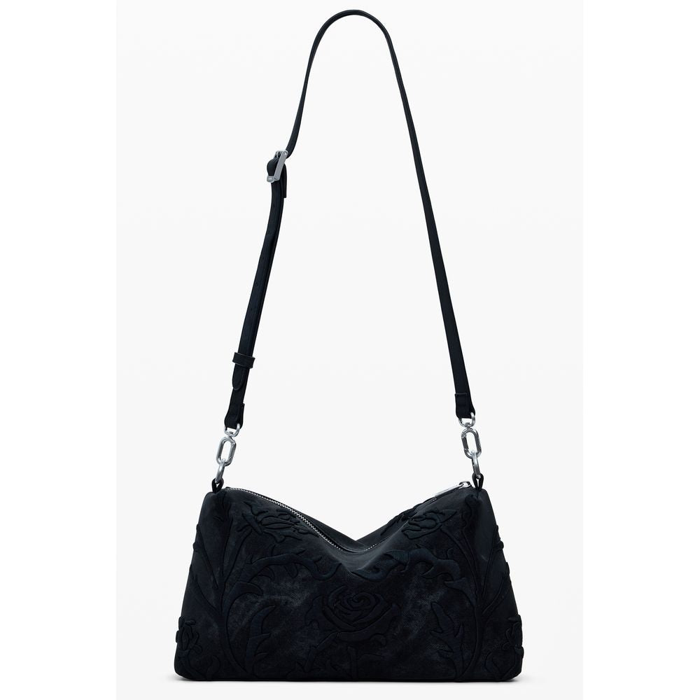Black Polyethylene Women Handbag Desigual
