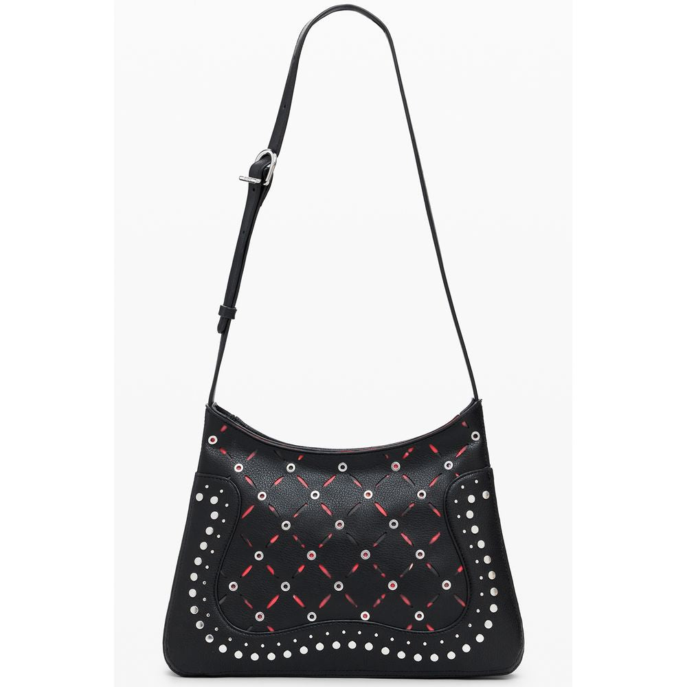 Black Polyethylene Women Handbag Desigual