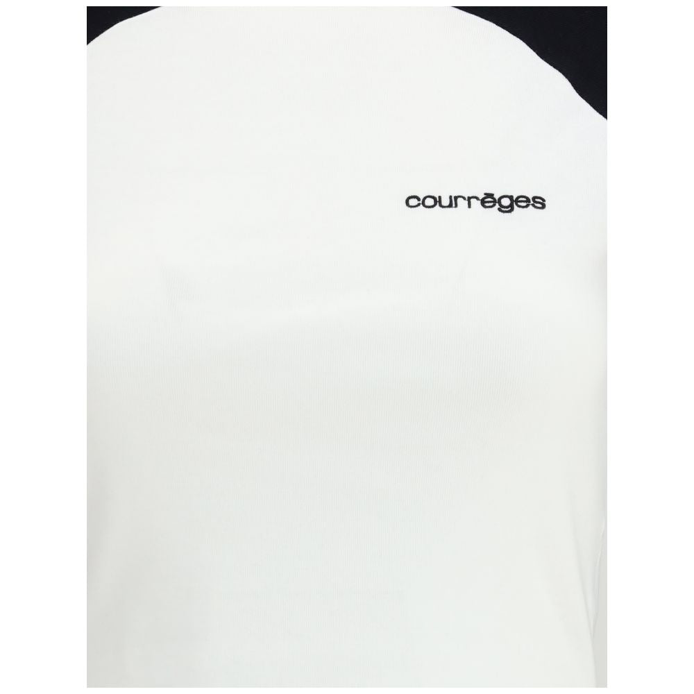 Circle Contrast T-Shirt Courrèges