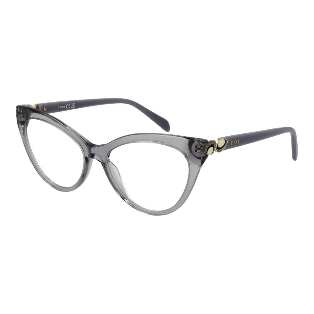 Gray Women Glasses Frame Emilio Pucci