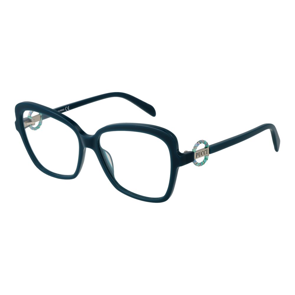 Turquoise Women Glasses Frame Emilio Pucci