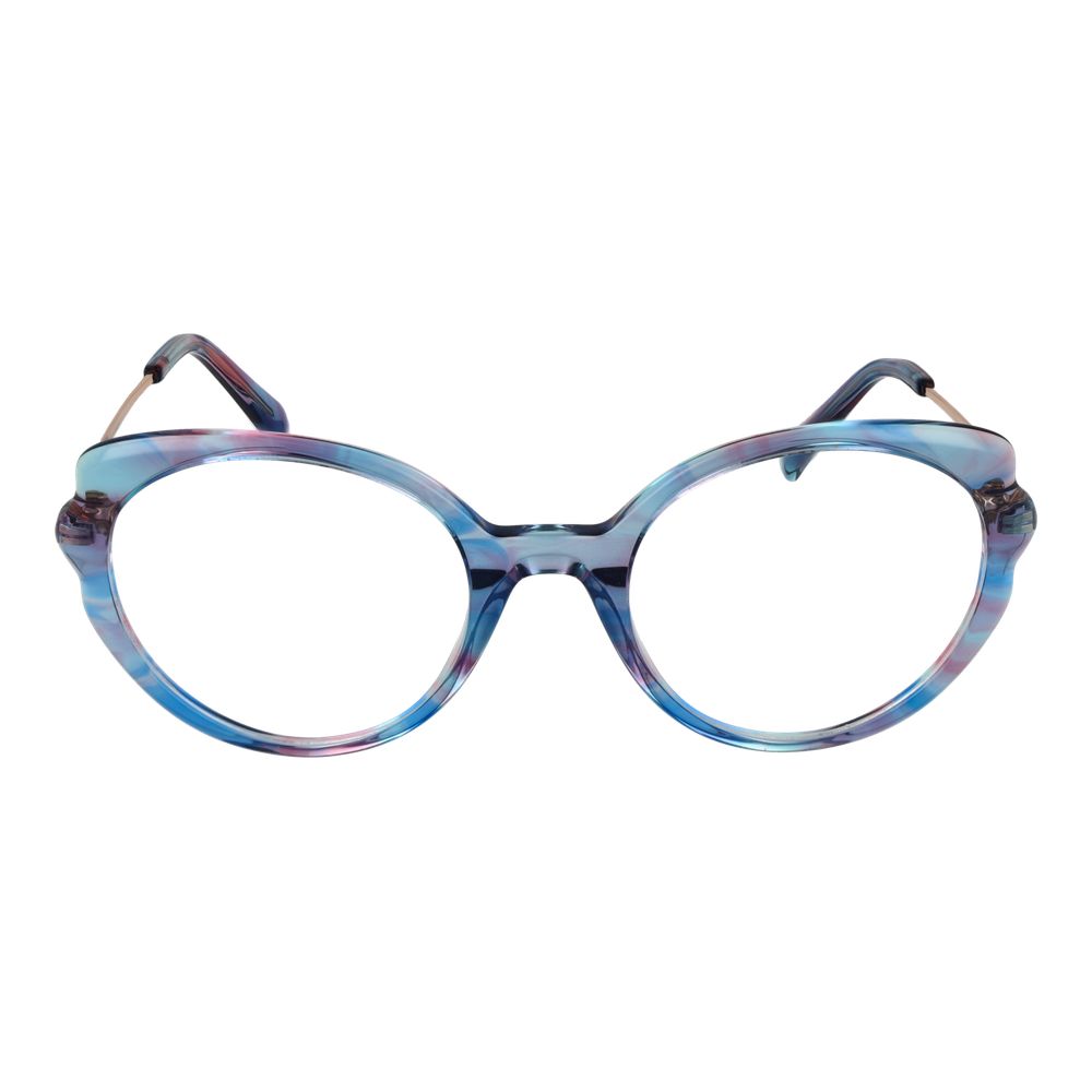 Blue Women Glasses Frame Emilio Pucci