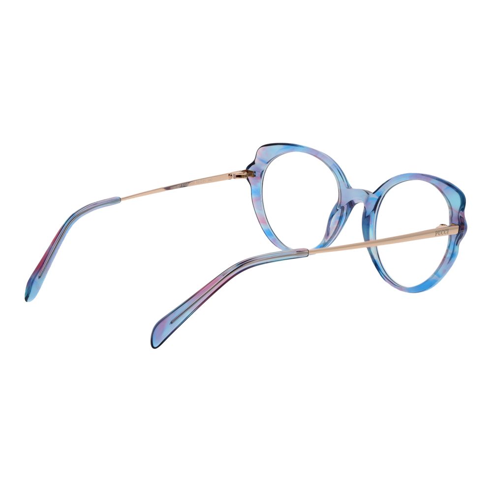 Blue Women Glasses Frame Emilio Pucci