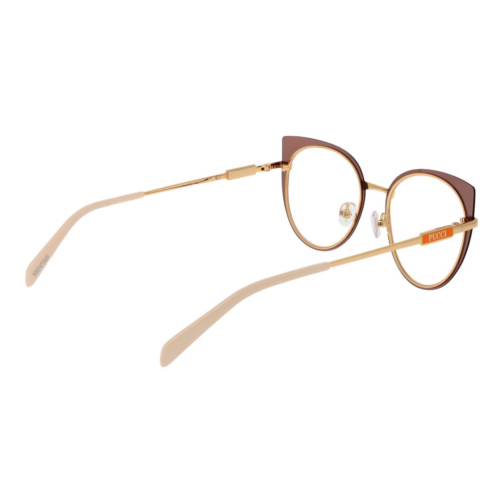 Brown Women Glasses Frame Emilio Pucci