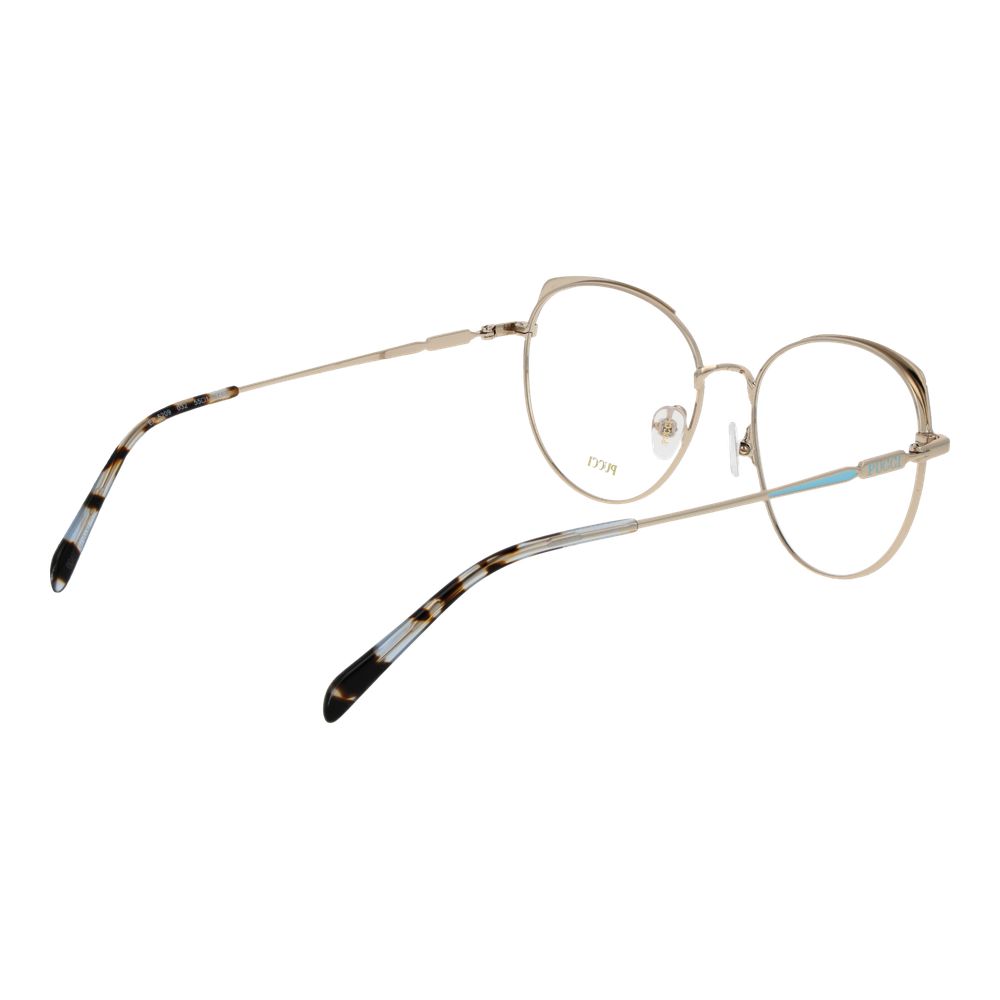 Gold Women Glasses Frame Emilio Pucci
