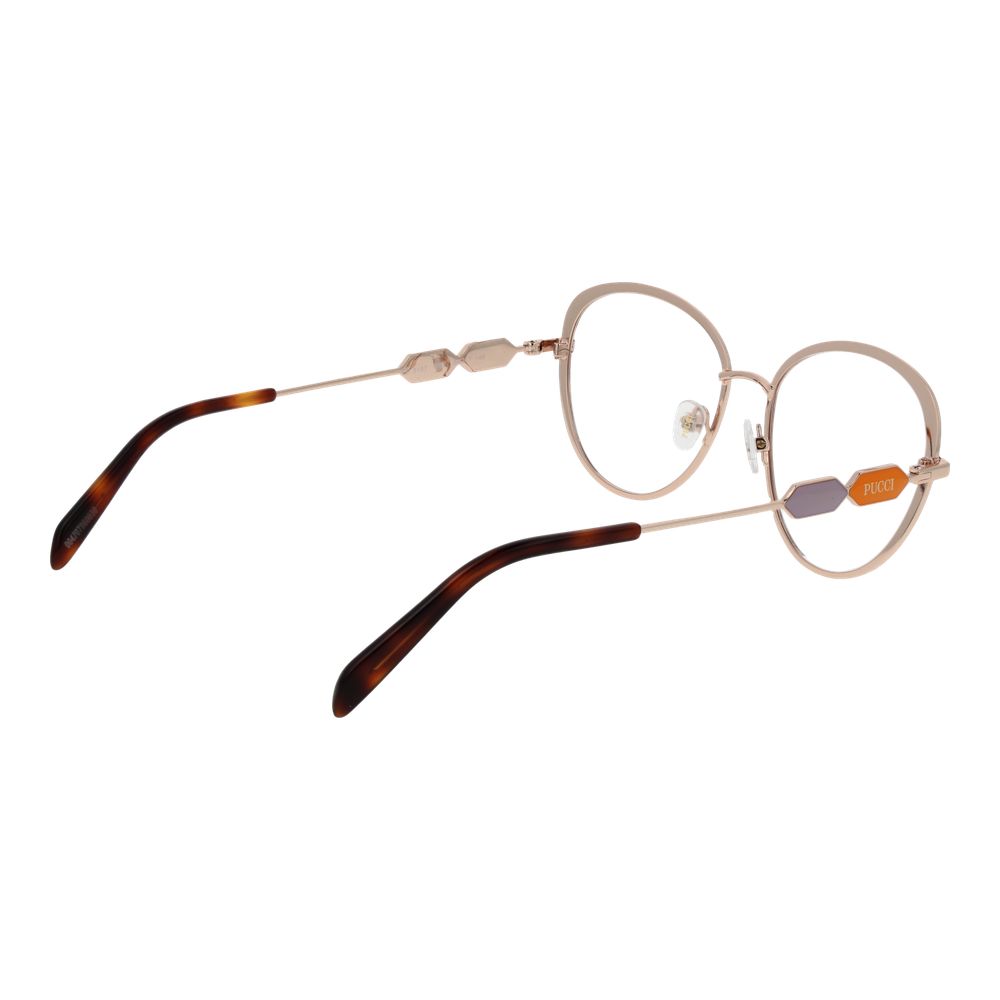 Blue Women Glasses Frame Emilio Pucci