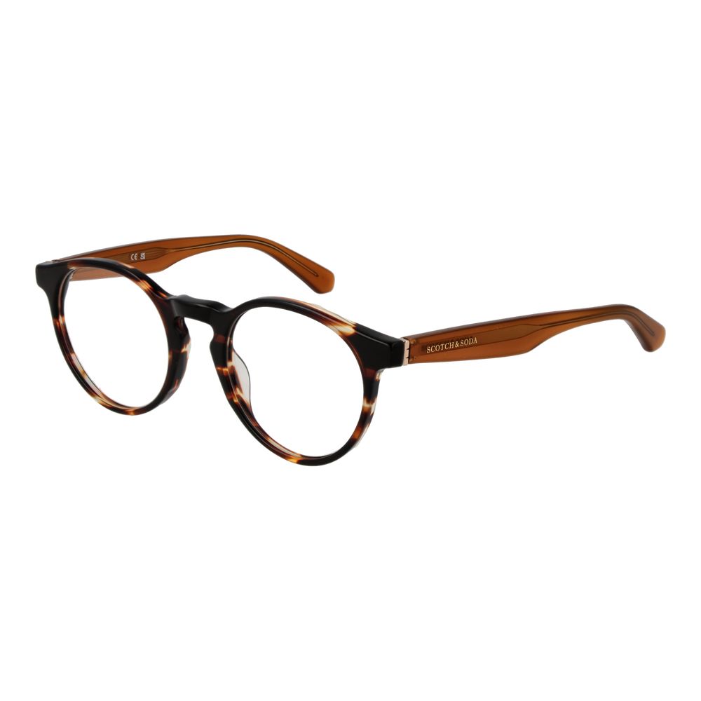 Brown Men Glasses Frame Scotch & Soda