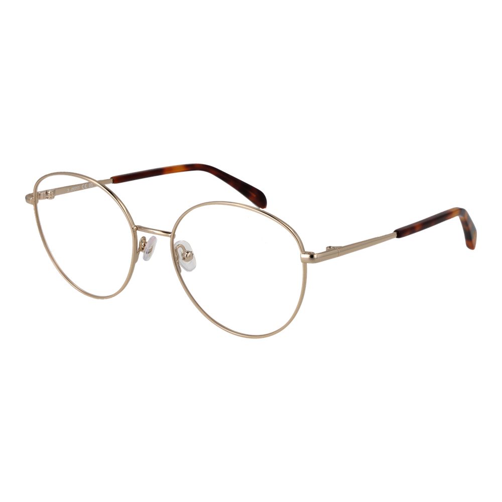 Gold Women Glasses Frame Emilio Pucci