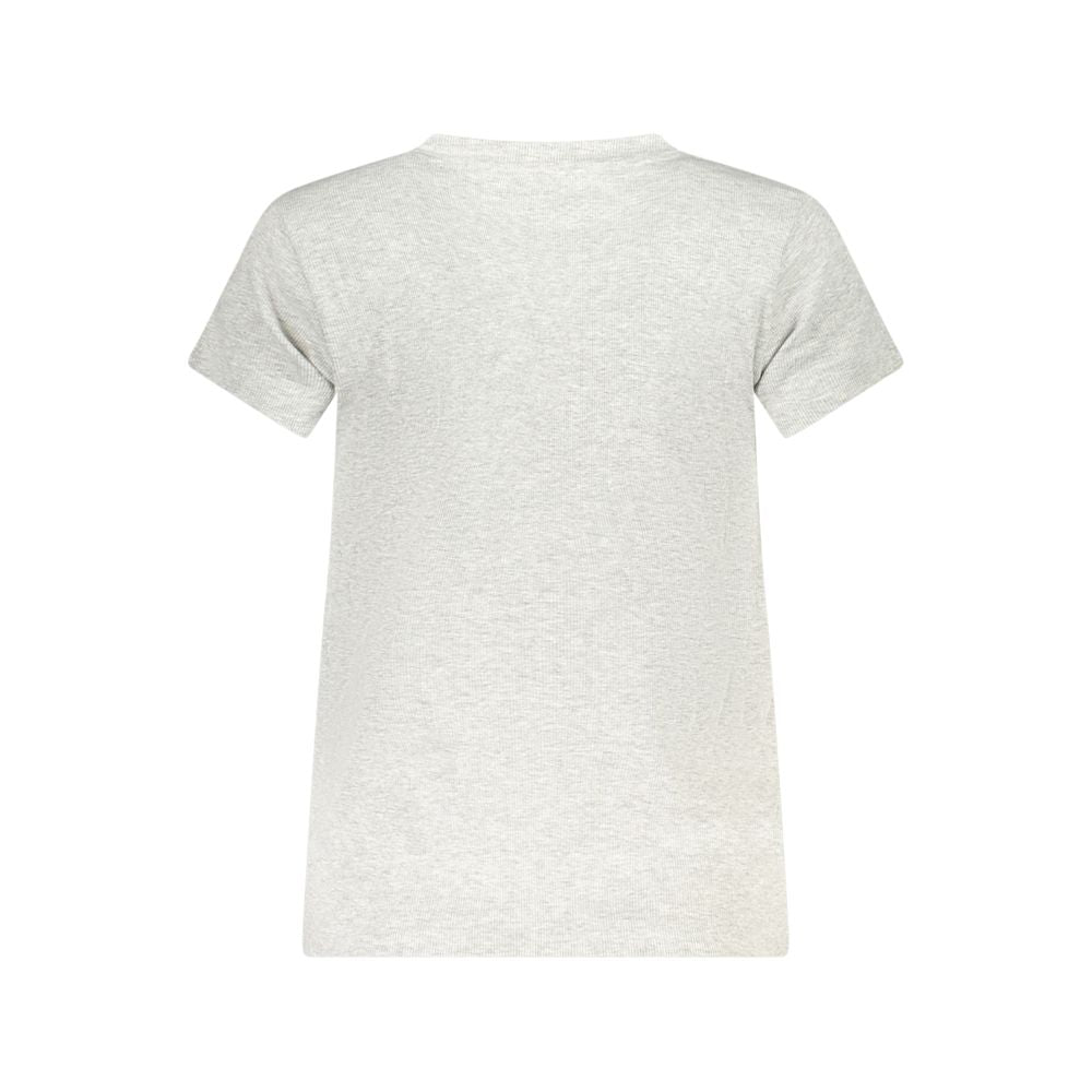 Gray Cotton Women T-Shirt Pepe Jeans