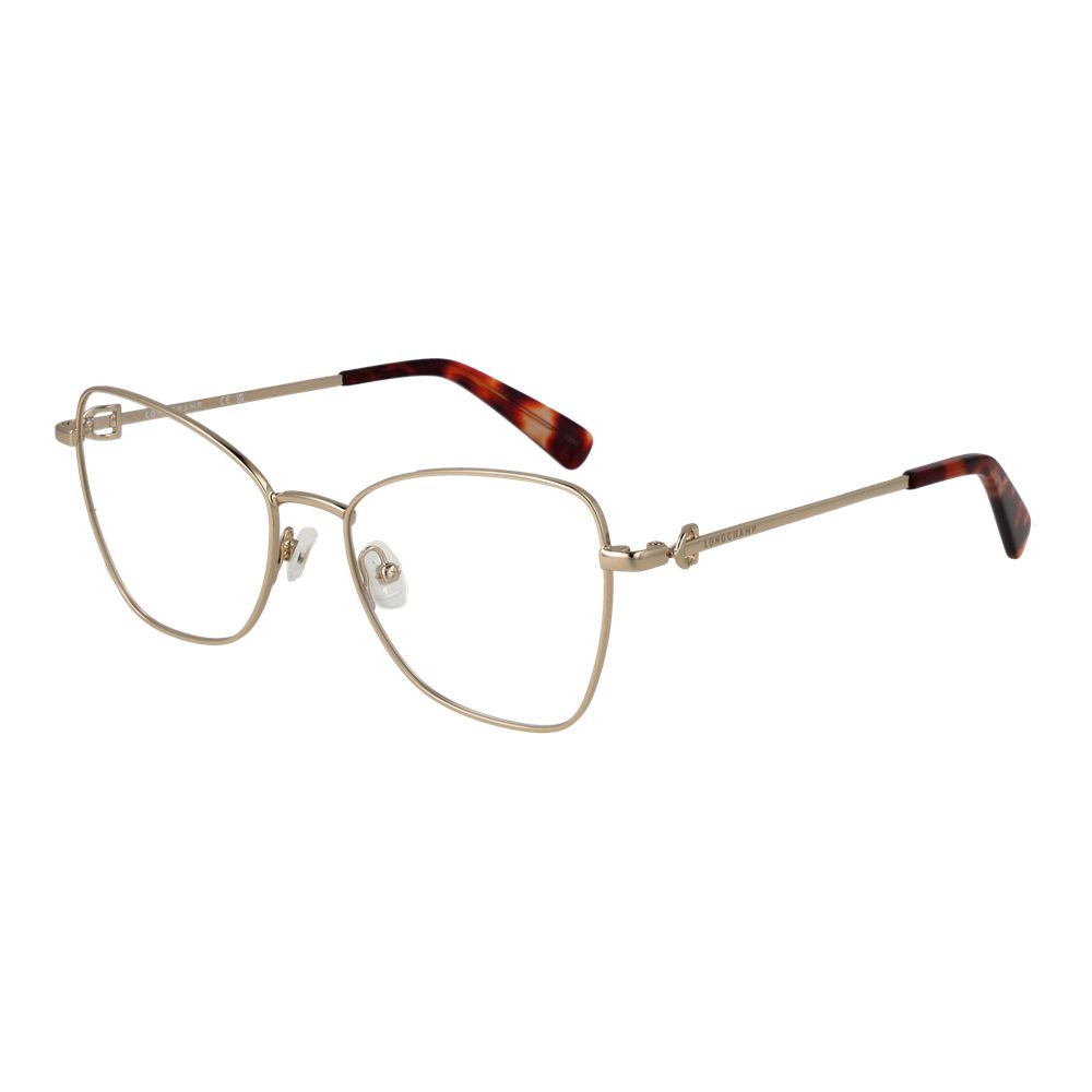 Gold Women Glasses Frame Longchamp