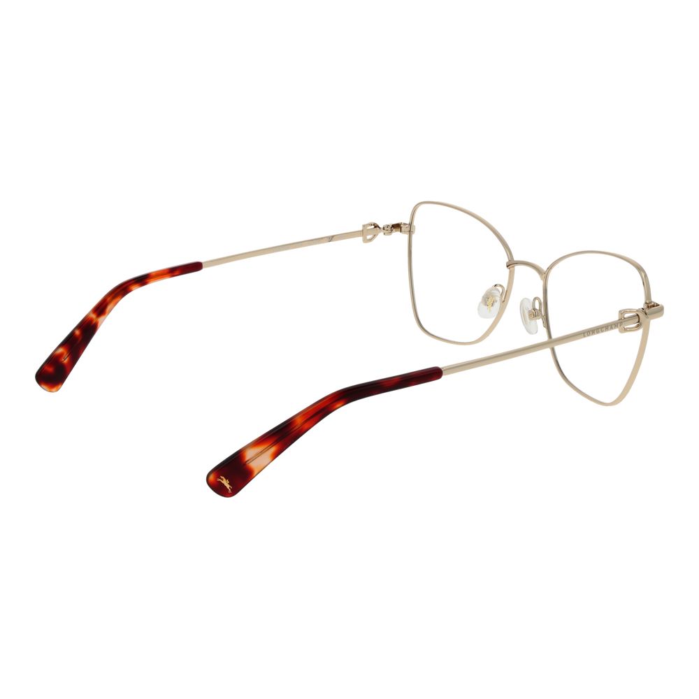 Gold Women Glasses Frame Longchamp
