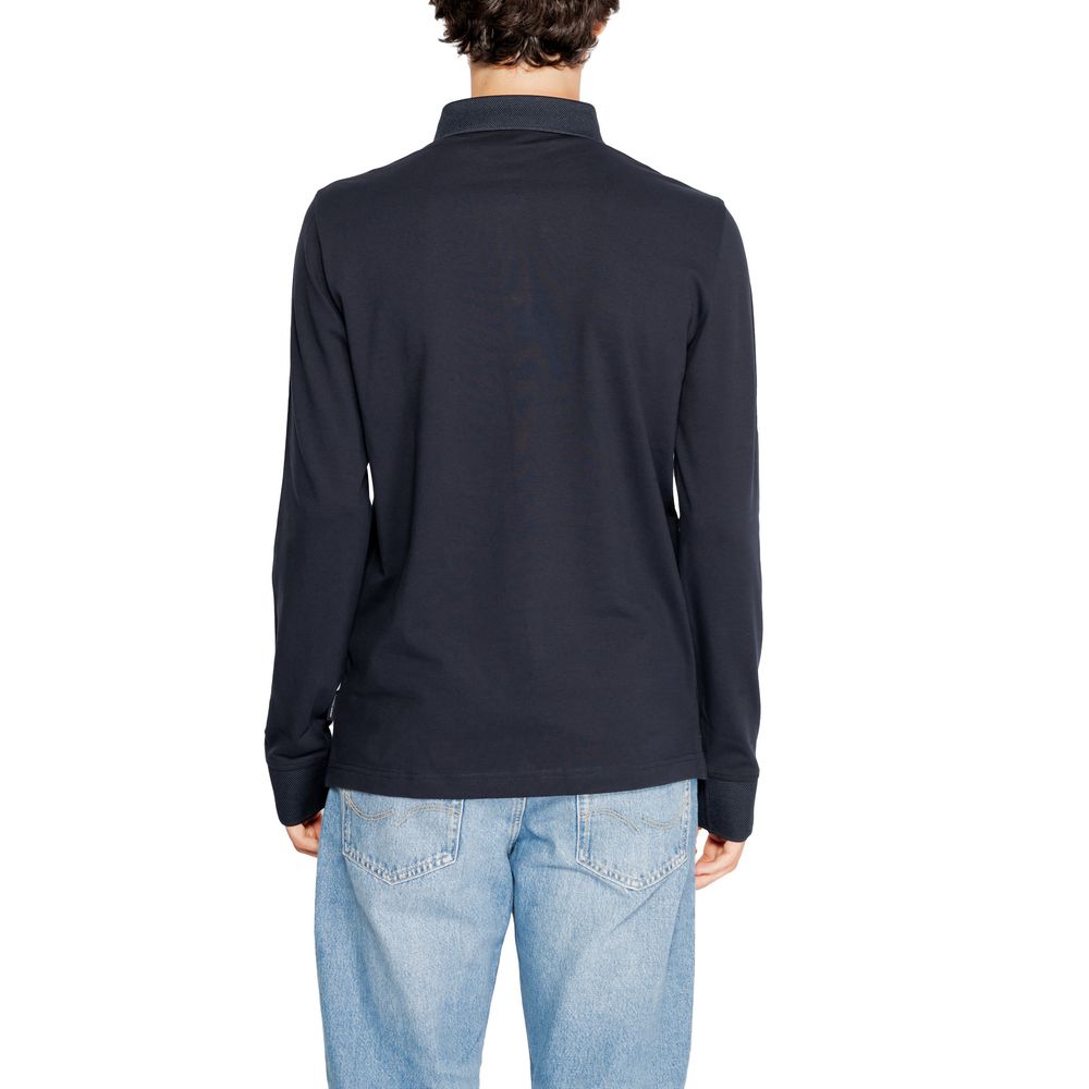 Blue Cotton Long Sleeve Armani Exchange